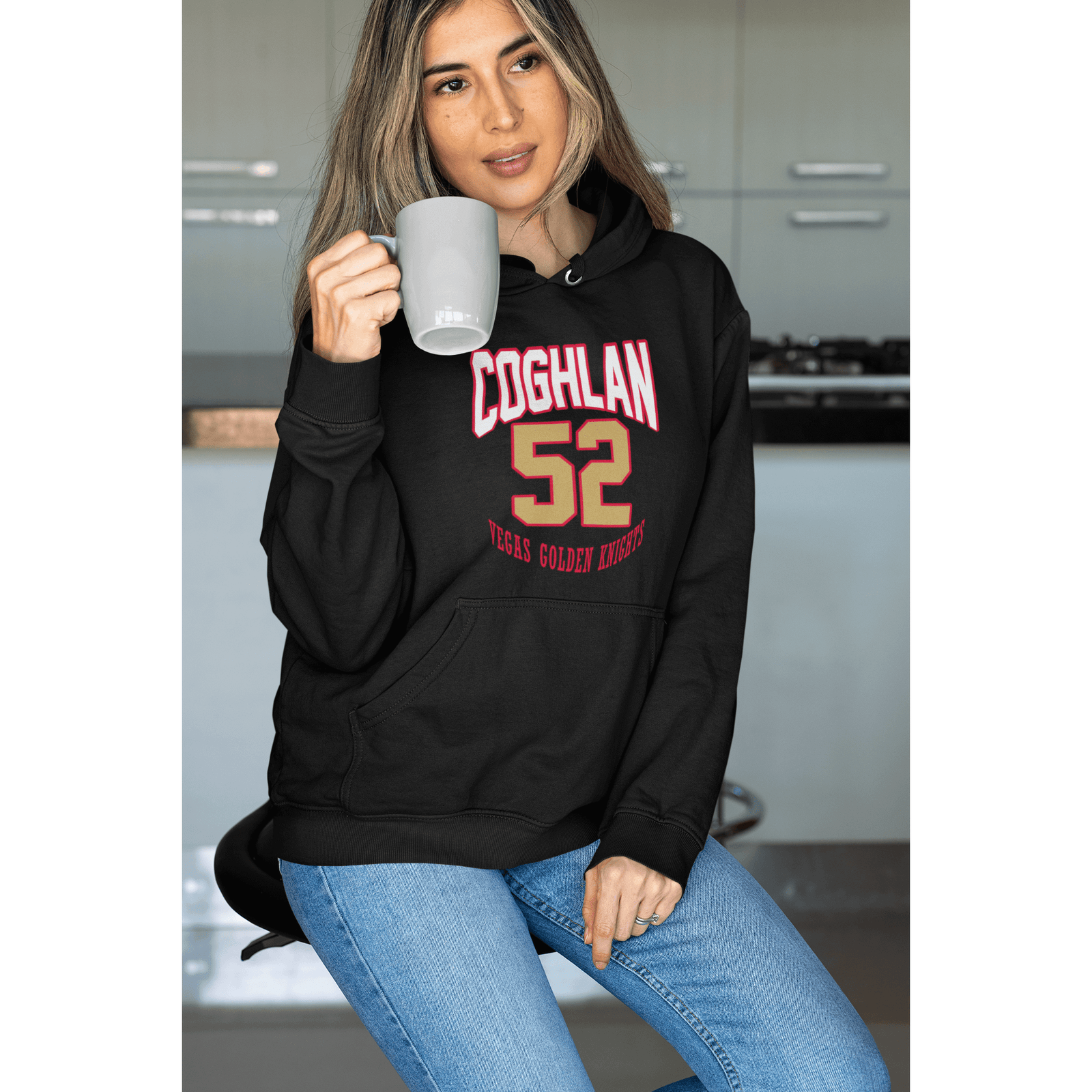 Hoodie Coghlan 52 Vegas Golden Knights Retro Unisex Hooded Sweatshirt