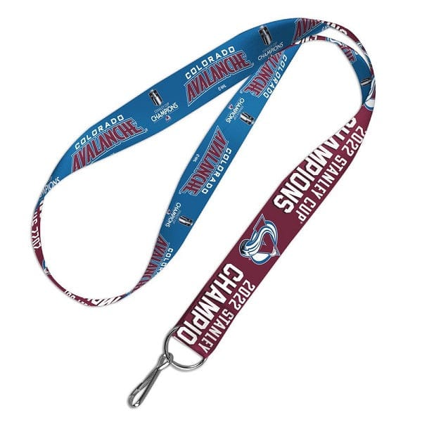 Colorado Avalanche 2022 Stanley Cup Champions Lanyard, 1"