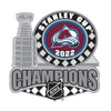Colorado Avalanche 2022 Stanley Cup Champions Trophy Collector Pin