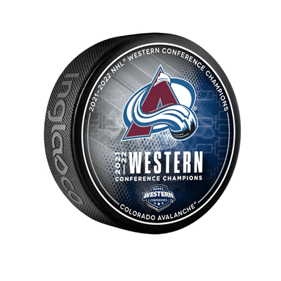 Colorado Avalanche 2022 Stanley Cup Playoffs Western Conference Champions Collector Puck