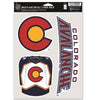 Colorado Avalanche Special Edition Multi-Use Decal, 3 Pack