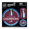 Colorado Avalanche Stanley Cup Champions Magnet Set
