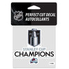 Colorado Avalanche Stanley Cup Champions Perfect Cut Decal, 4x4"
