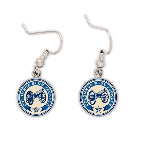 Columbus Blue Jackets 3rd Jersey Dangle Earrings