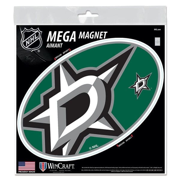 Dallas Stars Mega Outdoor Magnet, 6x6 Inch