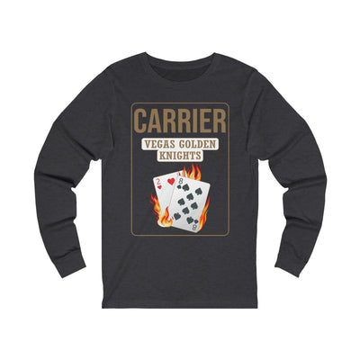 Long-sleeve Carrier 28 Poker Cards Unisex Jersey Long Sleeve Shirt