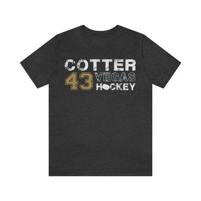 T-Shirt Cotter 43 Vegas Hockey Unisex Jersey Tee