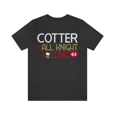T-Shirt Cotter All Knight Long Unisex Jersey Tee