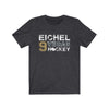 T-Shirt Dark Grey Heather / S Eichel 9 Vegas Hockey Unisex Jersey Tee