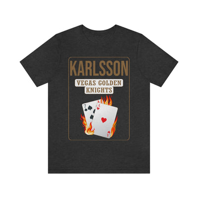 T-Shirt Karlsson 71 Poker Cards Unisex Jersey Tee
