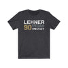 T-Shirt Dark Grey Heather / S Lehner 90 Vegas Unisex Hockey Jersey Tee