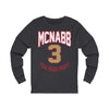 Long-sleeve McNabb 3 Vegas Golden Knights Retro Unisex Jersey Long Sleeve Shirt