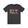 T-Shirt Dark Grey Heather / S My Heart Belongs To Baertschi Unisex Jersey Tee