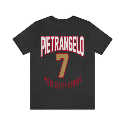 T-Shirt Pietrangelo 7 Vegas Golden Knights Retro Unisex Jersey Tee