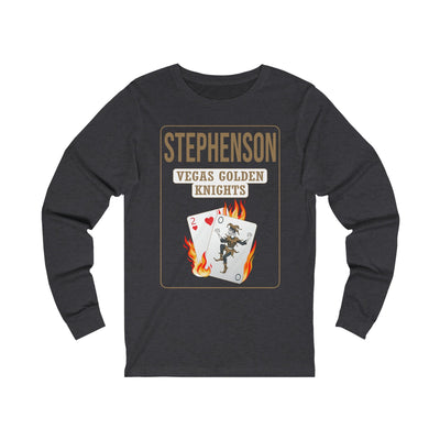 Long-sleeve Stephenson 20 Poker Cards Unisex Jersey Long Sleeve Shirt