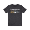 T-Shirt Dark Grey Heather / S Stephenson 20 Vegas Hockey Unisex Jersey Tee