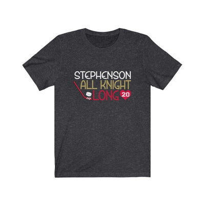 T-Shirt Dark Grey Heather / S Stephenson All Knight Long Unisex Jersey Tee