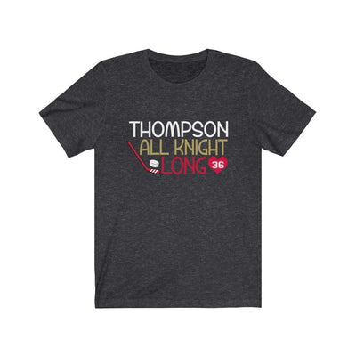 T-Shirt Dark Grey Heather / S Thompson All Knight Long Unisex Jersey Tee