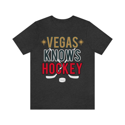 T-Shirt "Vegas Knows Hockey" Unisex Jersey Tee