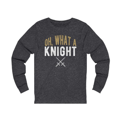 Long-sleeve "Oh, What A Knight" Unisex Jersey Long Sleeve Shirt