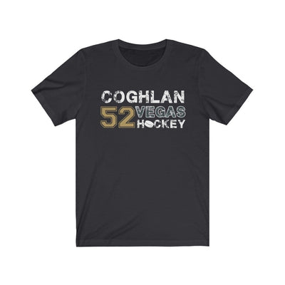T-Shirt Dark Grey / S Coghlan 52 Vegas Hockey Unisex Jersey Tee