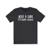 T-Shirt "Just A Girl With Goals" Unisex Jersey Tee