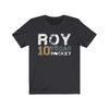 T-Shirt Dark Grey / S Roy 10 Vegas Hockey Unisex Jersey Tee
