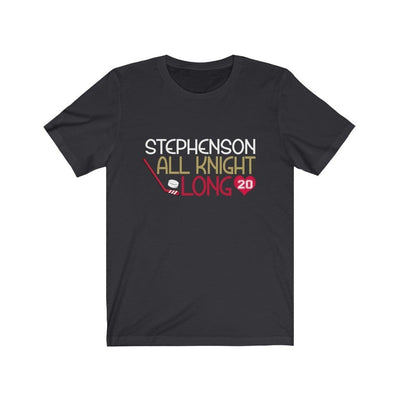 T-Shirt Dark Grey / S Stephenson All Knight Long Unisex Jersey Tee