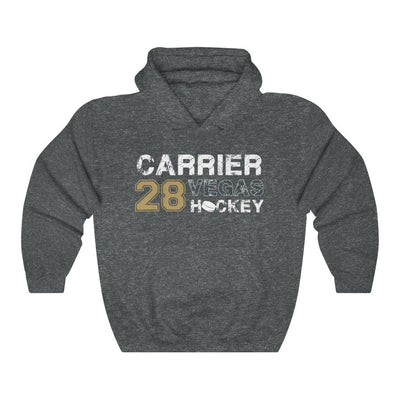 Hoodie Dark Heather / S Carrier 28 Vegas Hockey Unisex Hooded Sweatshirt