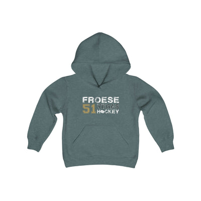 Kids clothes Froese 51 Vegas Hockey Youth Hooded Sweatshirt