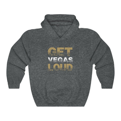 Hoodie Dark Heather / S Get Vegas Loud Unisex Hooded Sweatshirt