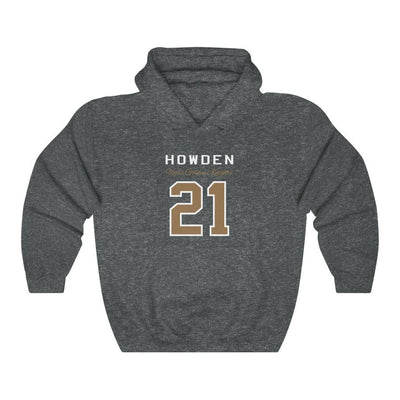 Hoodie Dark Heather / S Howden 21 Vegas Golden Knights Unisex Hooded Sweatshirt