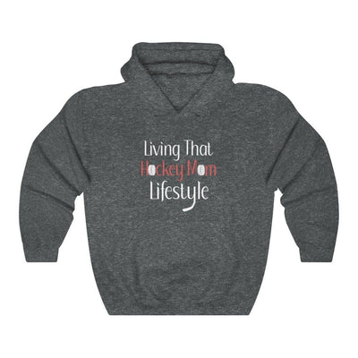 Hoodie "Living That Hockey Mom Lifestyle" Unisex Hooded Sweatshirt