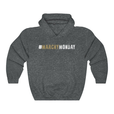 Hoodie Dark Heather / S #MarchyMonday Unisex Hooded Sweatshirt