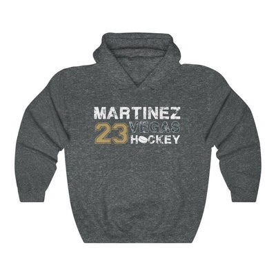 Hoodie Dark Heather / S Martinez 23 Vegas Hockey Unisex Hooded Sweatshirt