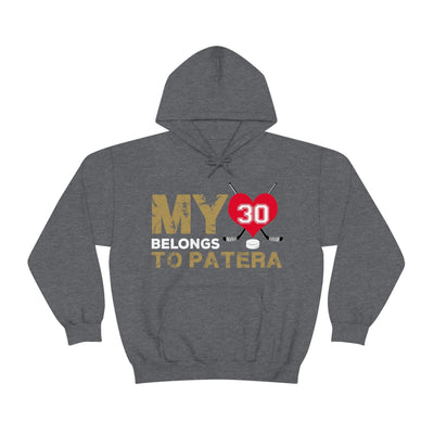 Hoodie My Heart Belongs To Patera Vegas Hockey Unisex Hooded Sweatshirt