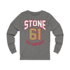 Long-sleeve Stone 61 Vegas Golden Knights Retro Unisex Jersey Long Sleeve Shirt