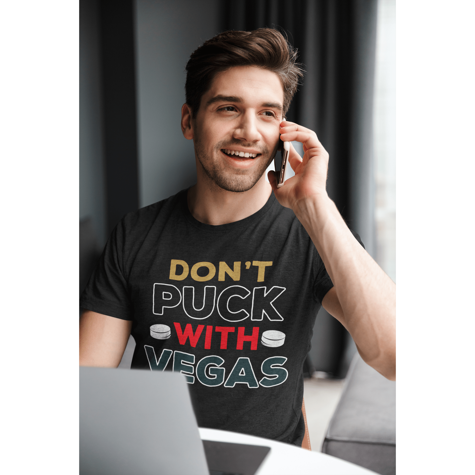 T-Shirt "Don't Puck With Vegas" Unisex Jersey Tee