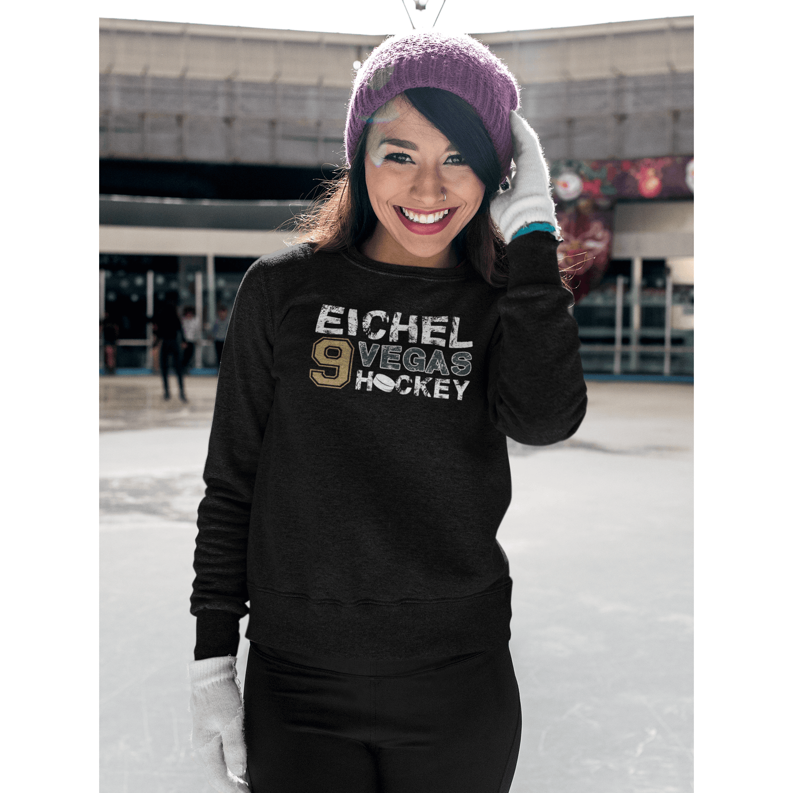 Sweatshirt Eichel 9 Vegas Hockey Unisex Crewneck Sweatshirt