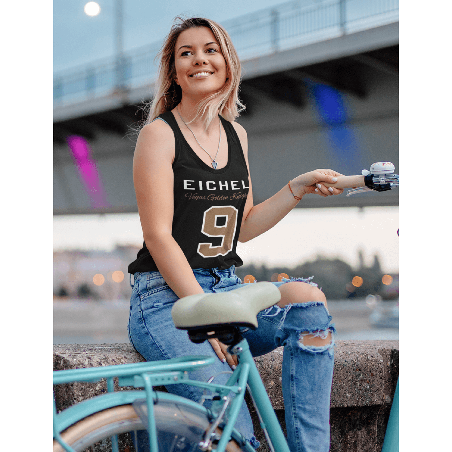 Tank Top Eichel 9 Women's Tri-Blend Racerback Tank