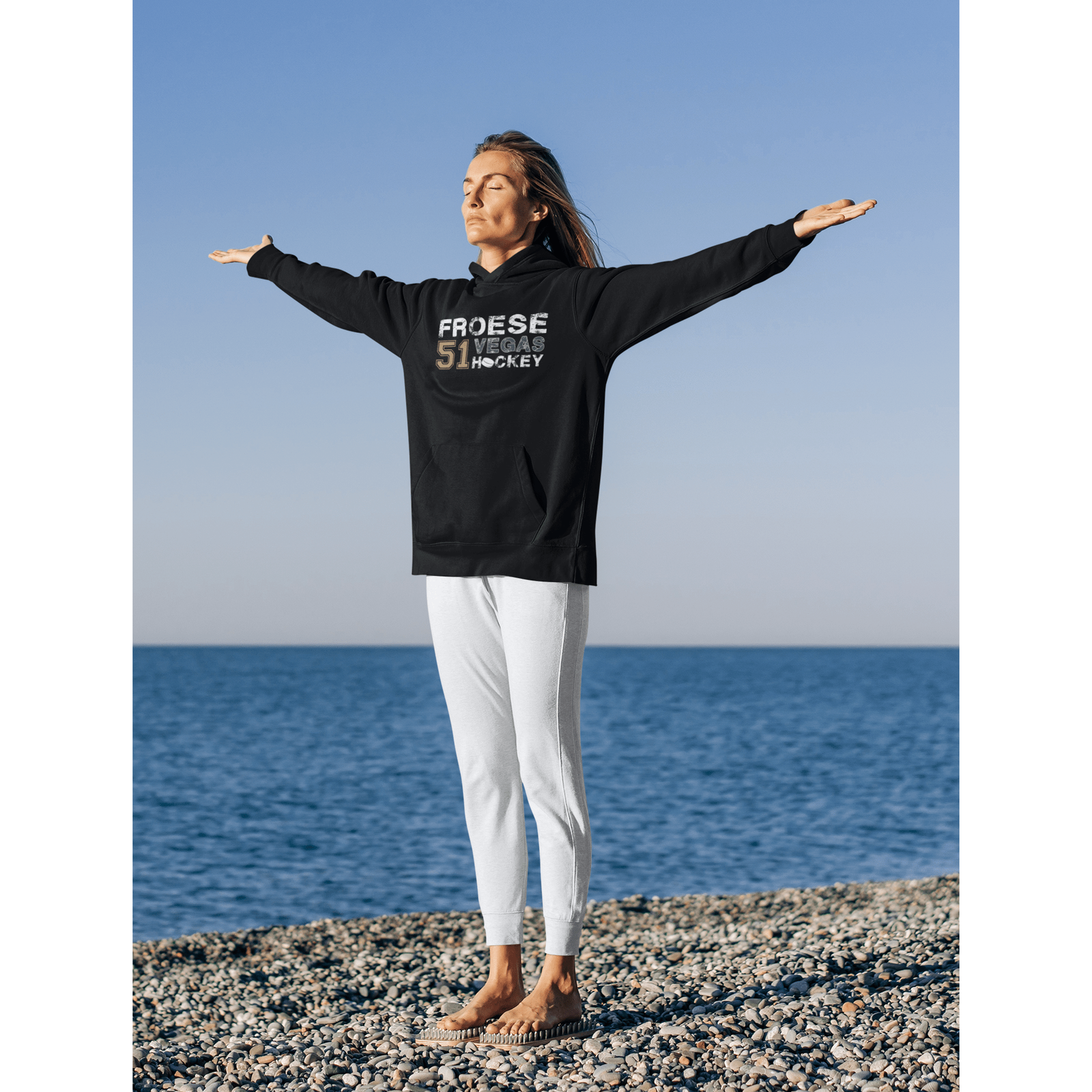 Hoodie Froese 51 Vegas Hockey Unisex Hooded Sweatshirt