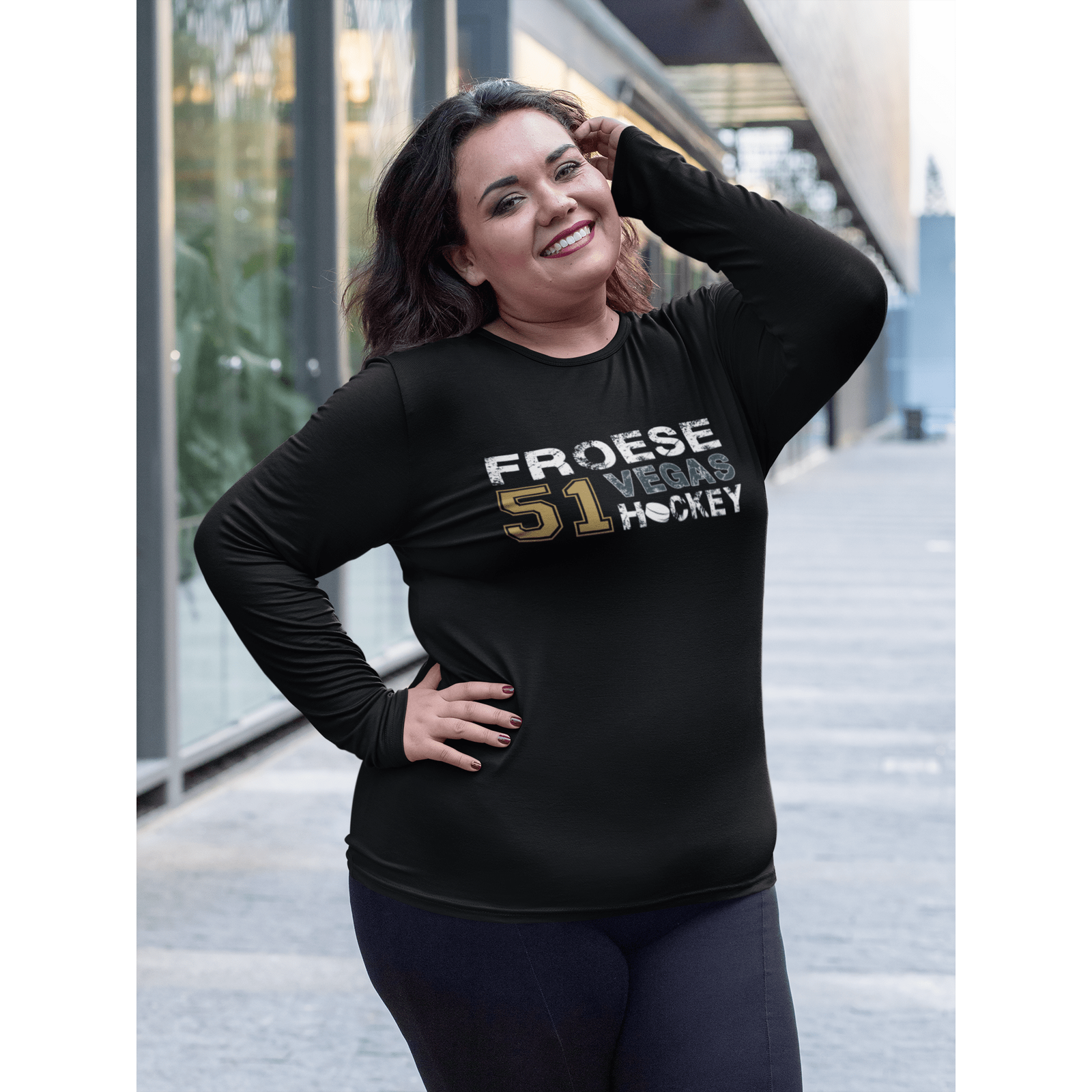 Long-sleeve Froese 51 Vegas Hockey Unisex Jersey Long Sleeve Shirt