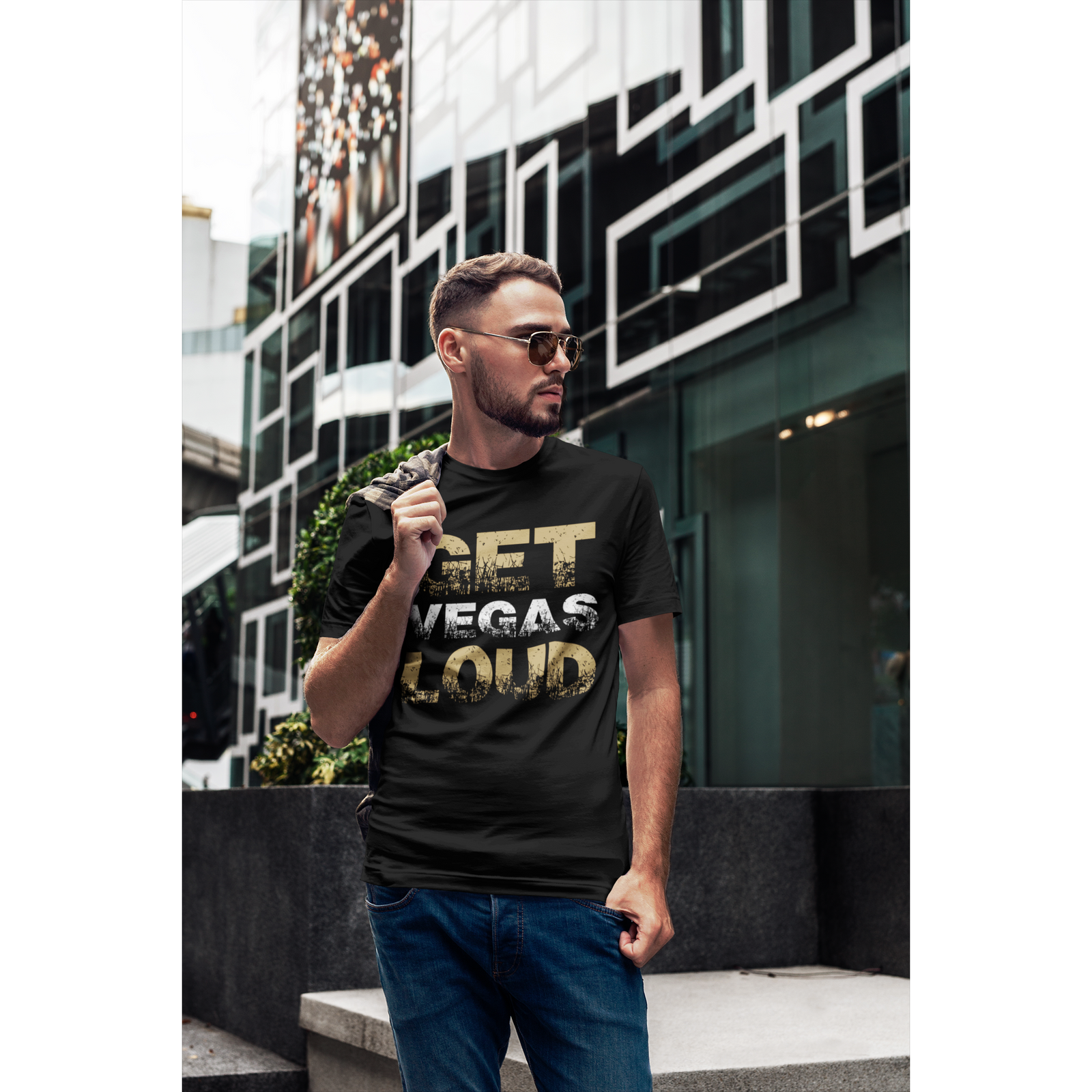 T-Shirt "Get Vegas Loud" Unisex Jersey Tee