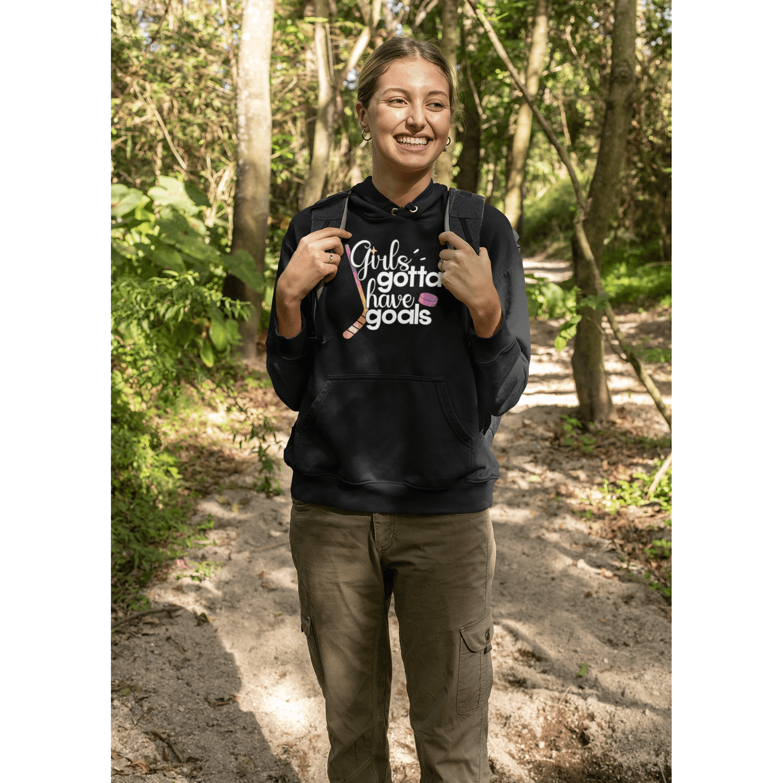 Hoodie "Girls Gotta Have Goals" Unisex Hooded Sweatshirt