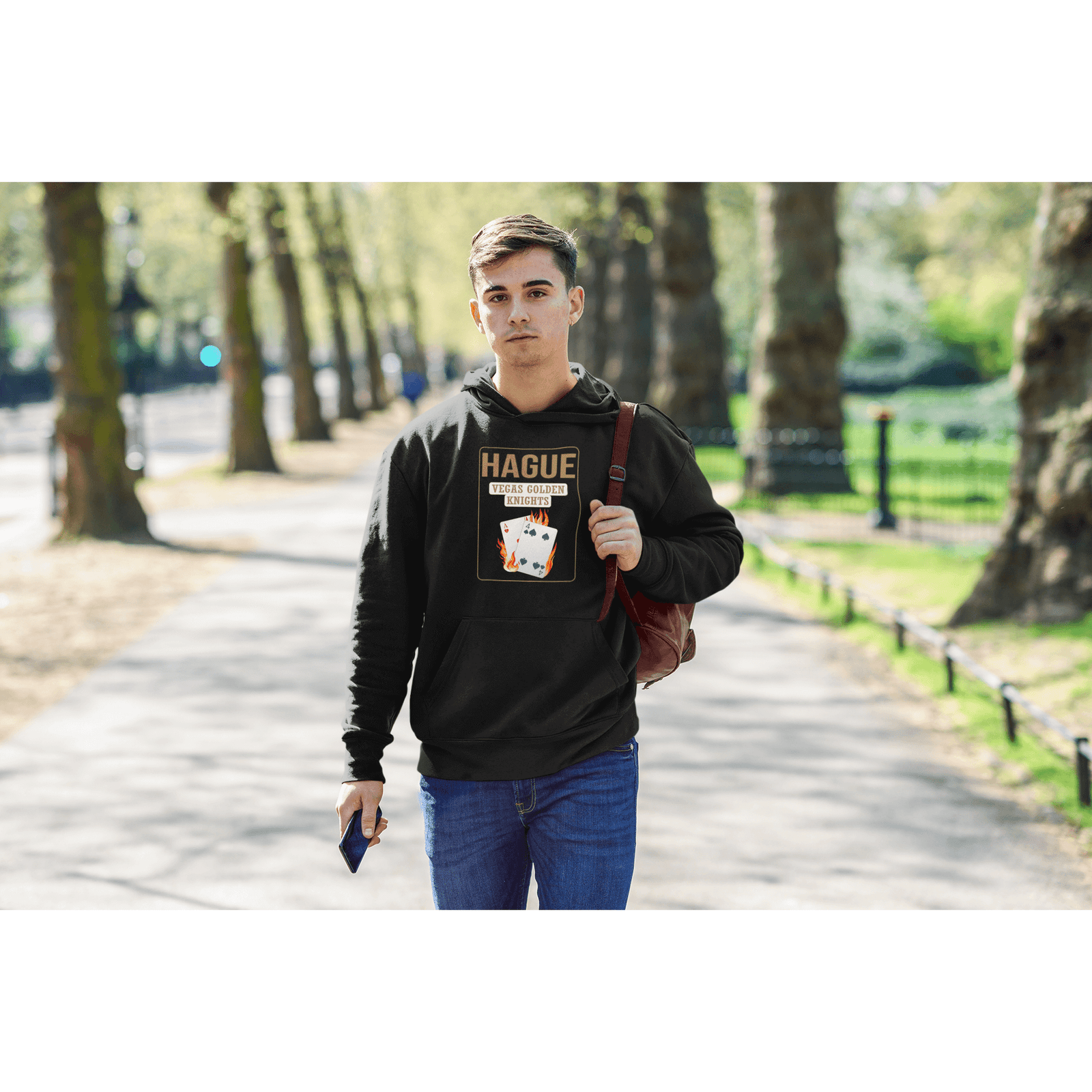 Hoodie Hague 14 Poker Cards Unisex Hooded Sweatshirt