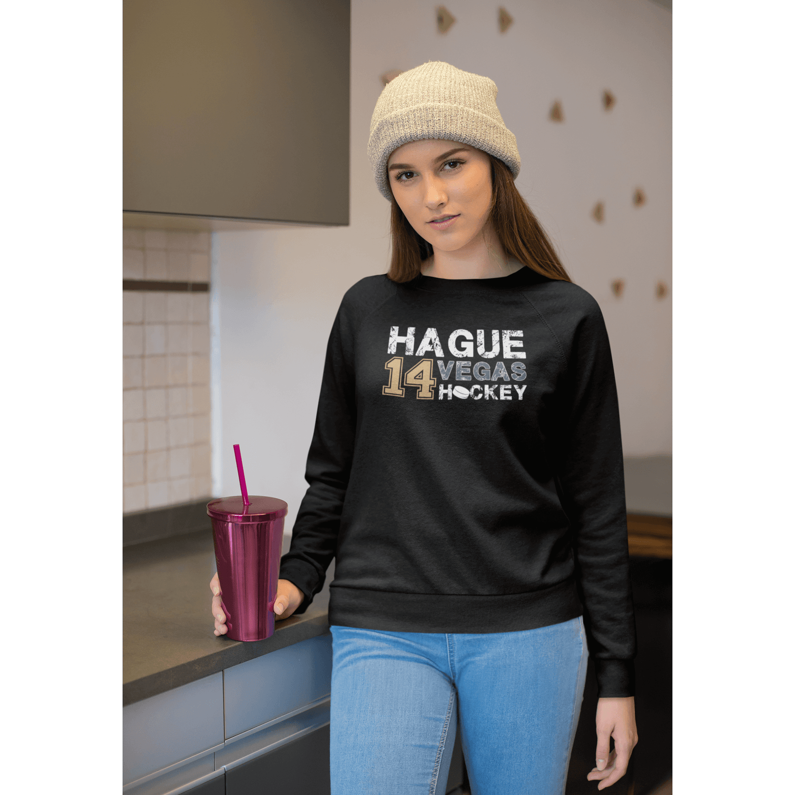 Sweatshirt Hague 14 Vegas Hockey Unisex Crewneck Sweatshirt