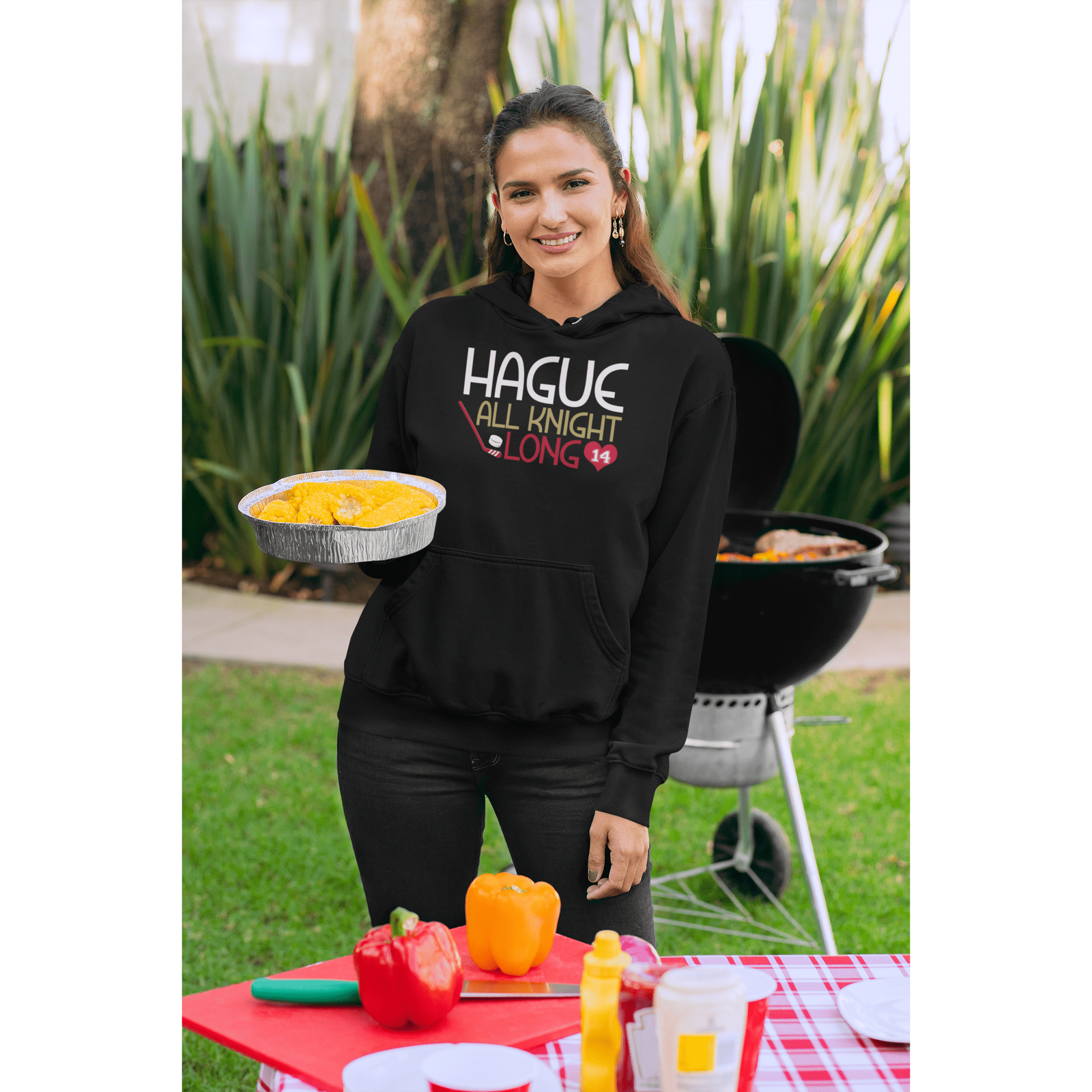 Hoodie Hague All Knight Long Unisex Fit Hooded Sweatshirt