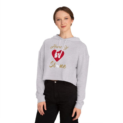 Hoodie "Heart Of Stone" Women’s Cropped Hooded Sweatshirt