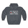 Hoodie "All I Need Is Love, Hockey And A Dog" Unisex Hooded Sweatshirt
