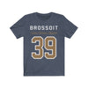 T-Shirt Heather Navy / S Broissoit 39 Unisex Jersey Tee